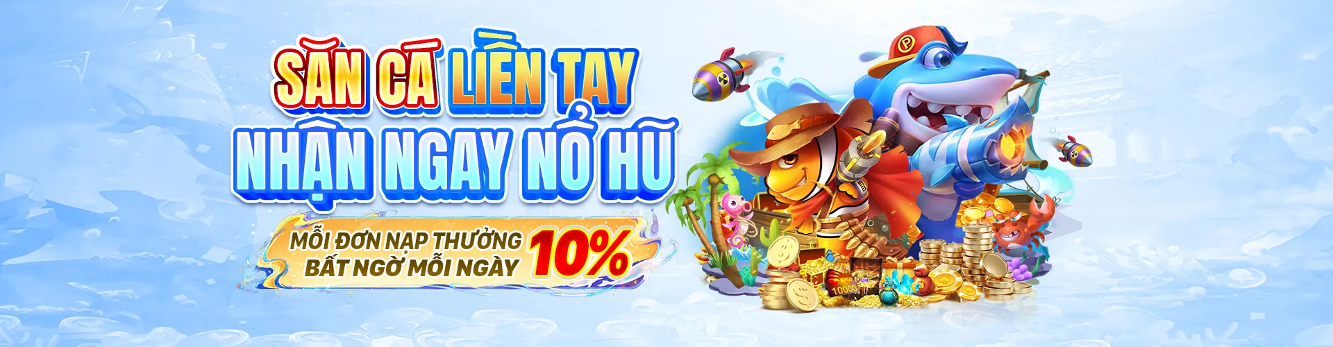 Hình ảnh đại diện game bắn cá tại 90ok Login, với cảnh dưới đại dương sống động và cá vàng